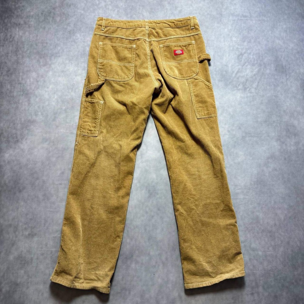 Dickies Carpenter Pants Women 32x31 Tan Corduroy Y2K Skater Utility